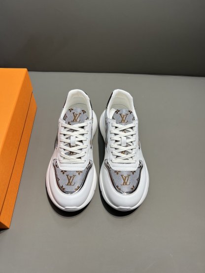 LUV RUN AWAY SNEAKER IRIDESCENT TEXTILE WHITE