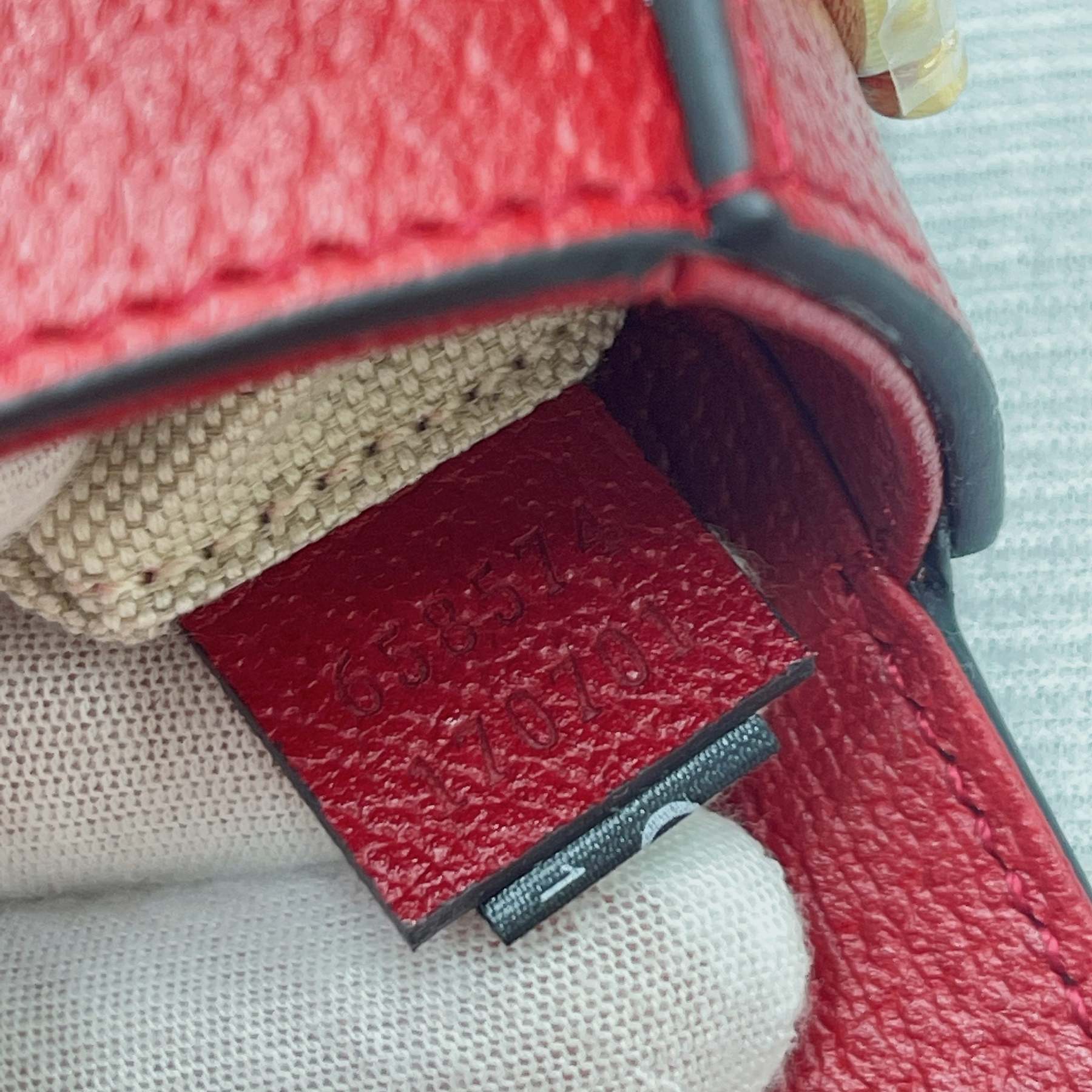 gg x Adidas Horsebit 1955 Mini Bag Red For Women, Women’s Bags 8.1in/21cm gg 658574 U3ZDG 6563