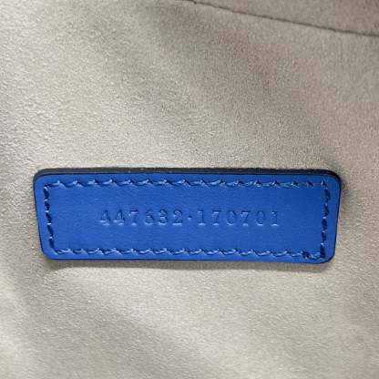 gg Marmont Matelasse Shoulder Bag Blue For Women, Women&#8217;s Bags 9.5in/24cm gg 634936 UM8BF 4340