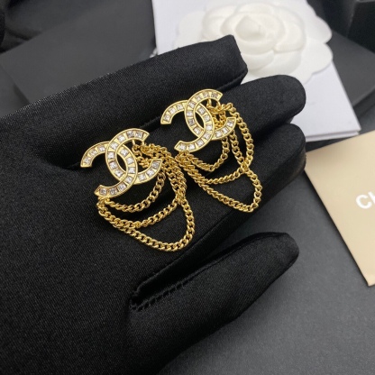 CC CC GOLD EARRINGS