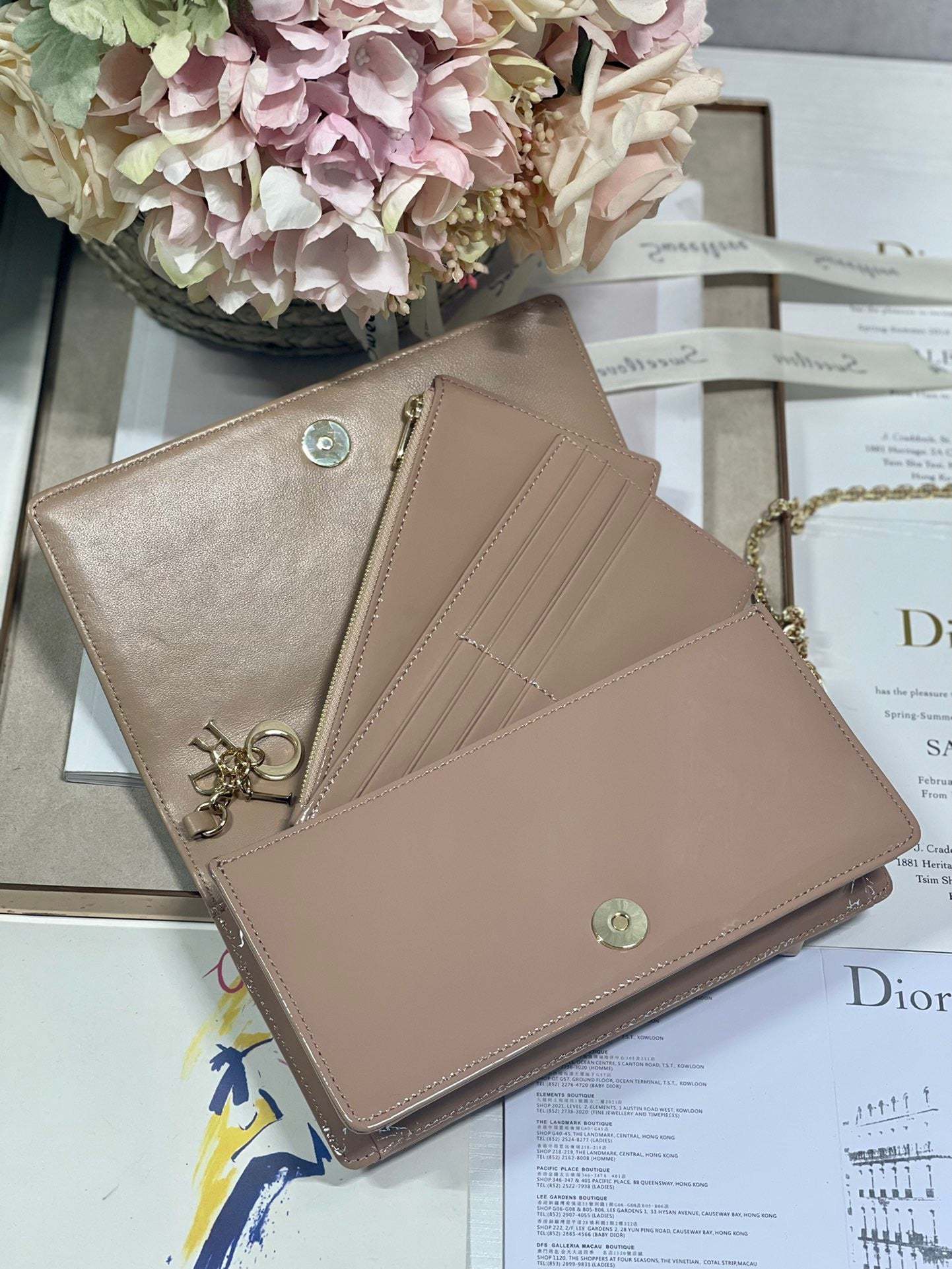 DI Lady Pouch Beige, For Women, Women’s Handbags 8.5in/21.5cm CD S0204OVRB_M45M