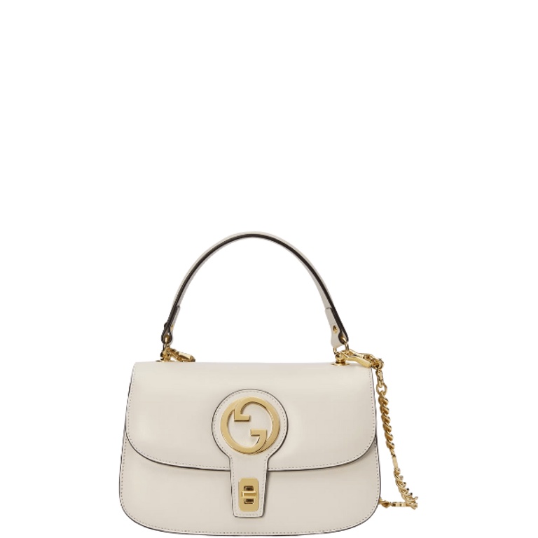 GG BLONDIE TOP-HANDLE BAG WHITE 24CM