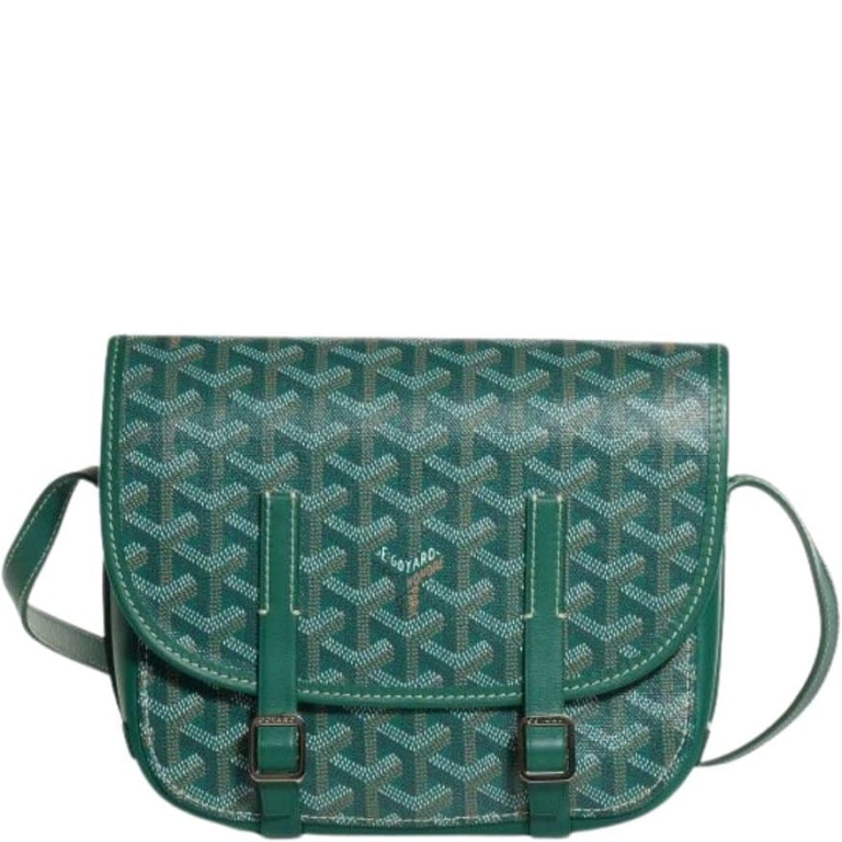 GY GYINE BELVEDERE PM MESSENGER BAG GREEN 21CM