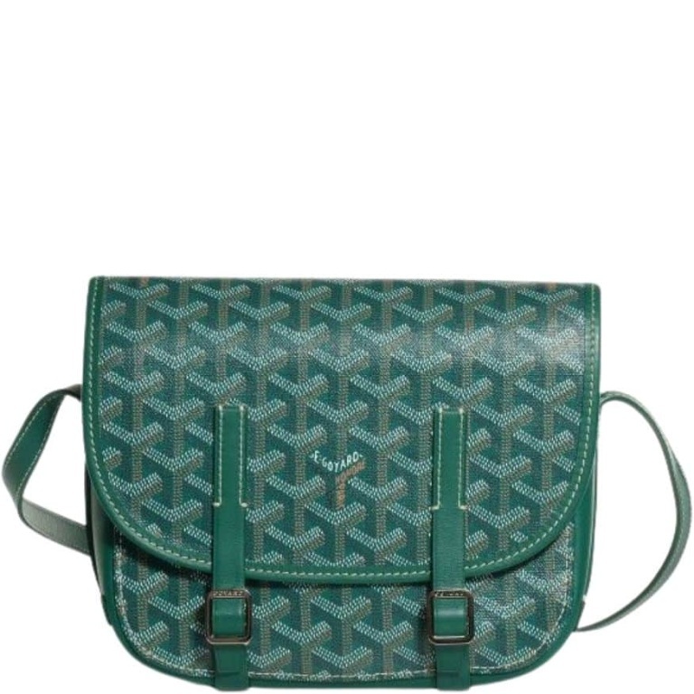 GY GYINE BELVEDERE PM MESSENGER BAG GREEN 21CM