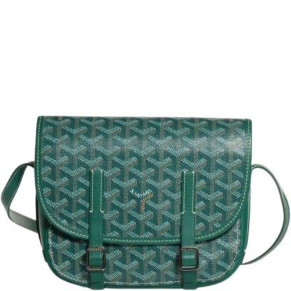 GY GYINE BELVEDERE PM MESSENGER BAG GREEN 21CM