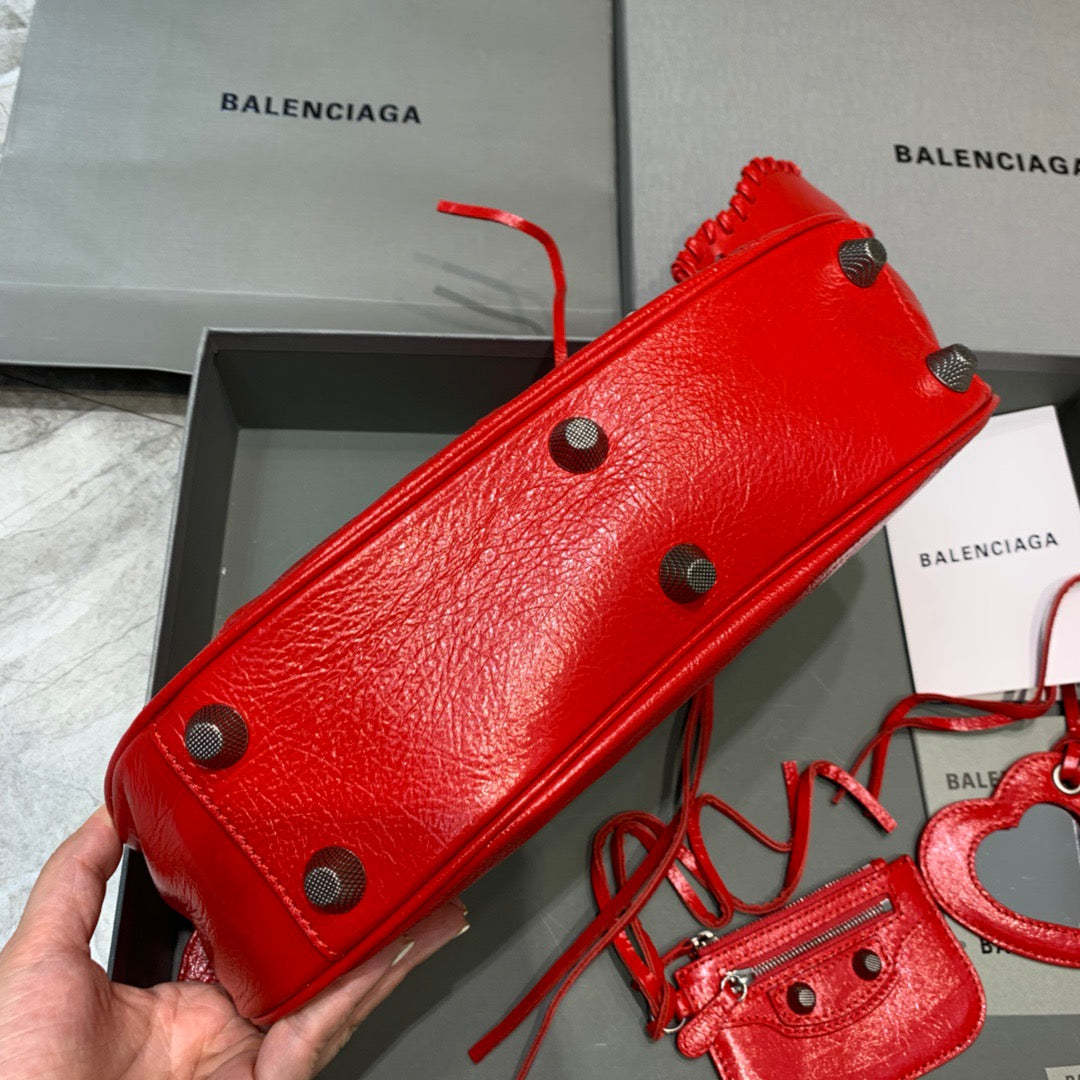Balen Le Cagole XS Shoulder Bag In Red, For Women,  Bags 13in/33cm