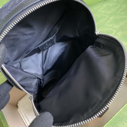 gg Off The Grid Sling Backpack Black gg Nylon For Men 11in/27cm 658631 H9HUN 1000