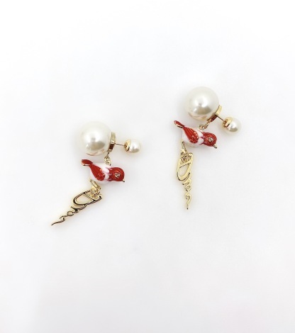 DOR TRIBALES RED EARRINGS