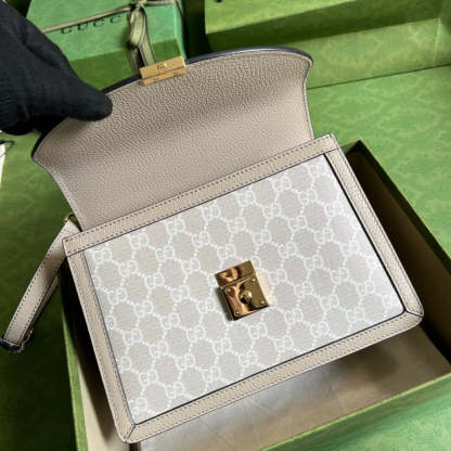 gg Ophidia Small gg Top Handle Bag Beige For Women, Women&#8217;s Bags 9.8in/25cm gg ‎651055 UULAG 9682