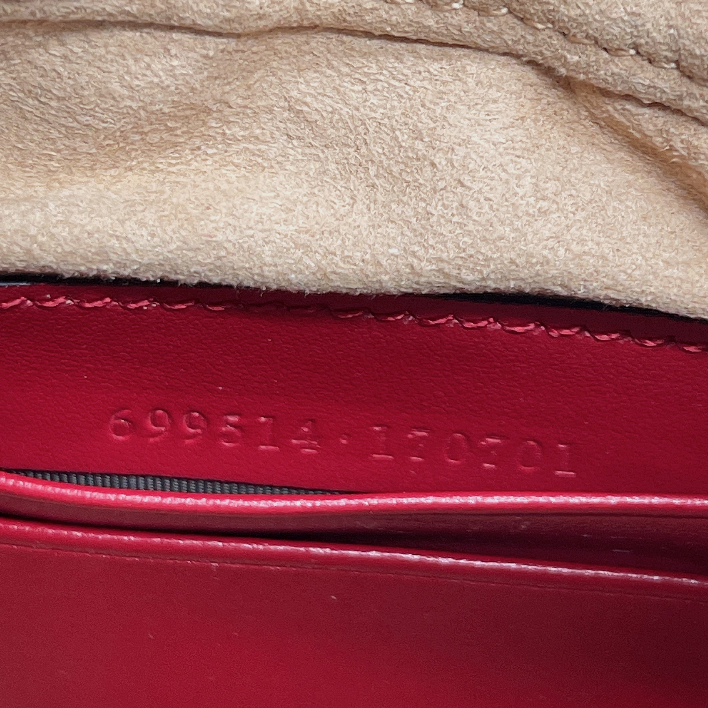 gg Marmont Half Moon Shaped Mini Bag Red For Women, Women&#8217;s Bags 8.5in/22cm gg