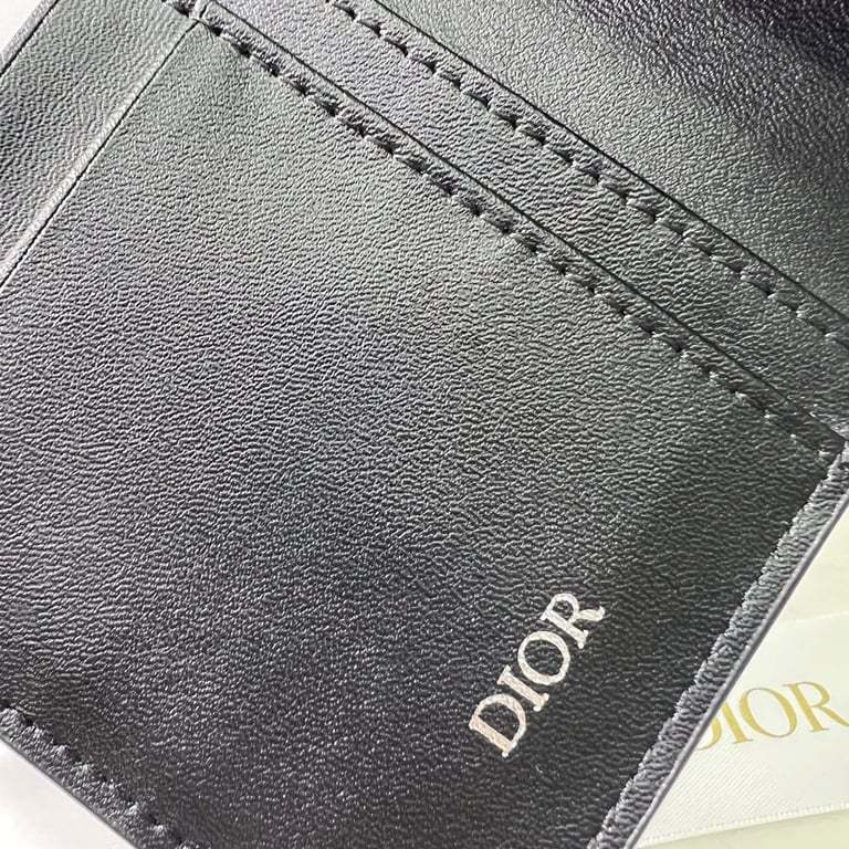 dir VERTICAL LONG WALLET BLACK CD DIAMOND CANVAS 17.5CM 2ESBC002DCO H43E