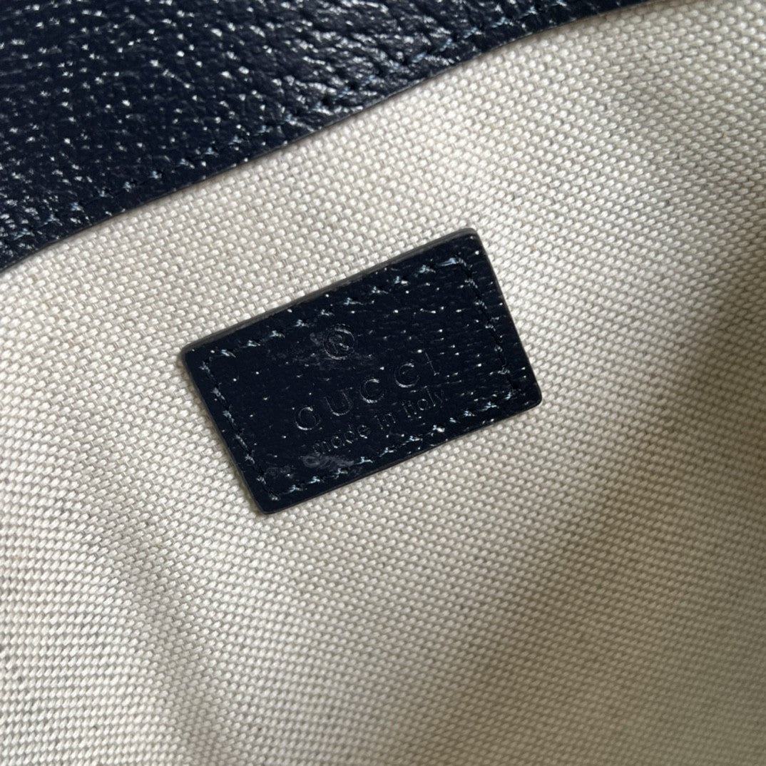 gg Ophidia Belt Bag Beige And Blue gg Supreme Canvas For Men 9in/22cm gg 674081 96IWN 4076
