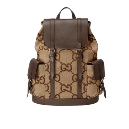 GG JUMBO GG BACKPACK BROWN 32CM ‎678829 UKMEG 2569