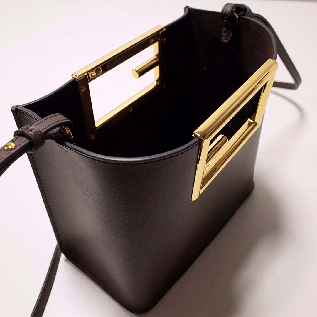 FI Way Small Dark Grey Bag For Woman 17.5cm/7in