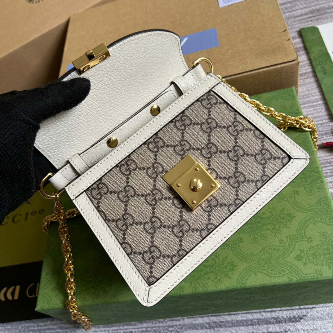 gg Ophidia gg Mini Shoulder Bag Beige For Women, Women&#8217;s Bags 6.9in/18cm gg