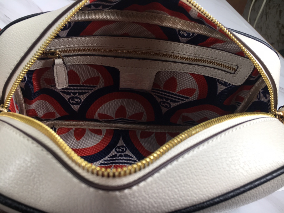 GG x ADIDAS SMALL SHOULDER BAG WHITE 24.5CM 702427 U3ZCT 8727