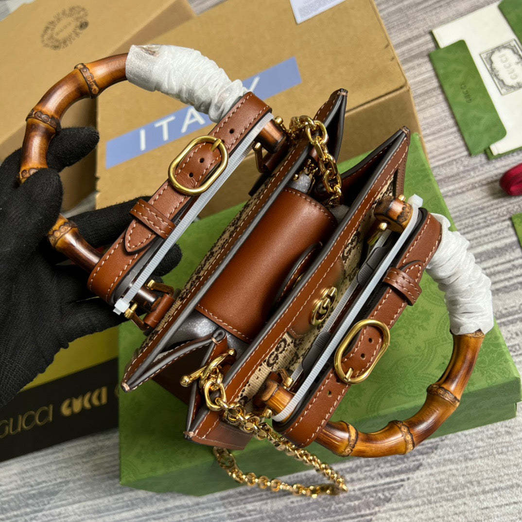 gg Diana Mini Tote Bag Beige For Women, Women’s Bags 7.9in/20cm gg