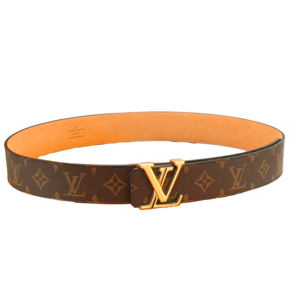 LUV INITIALS 40MM REVERSIBLE BELT SILUVER BUCKLE