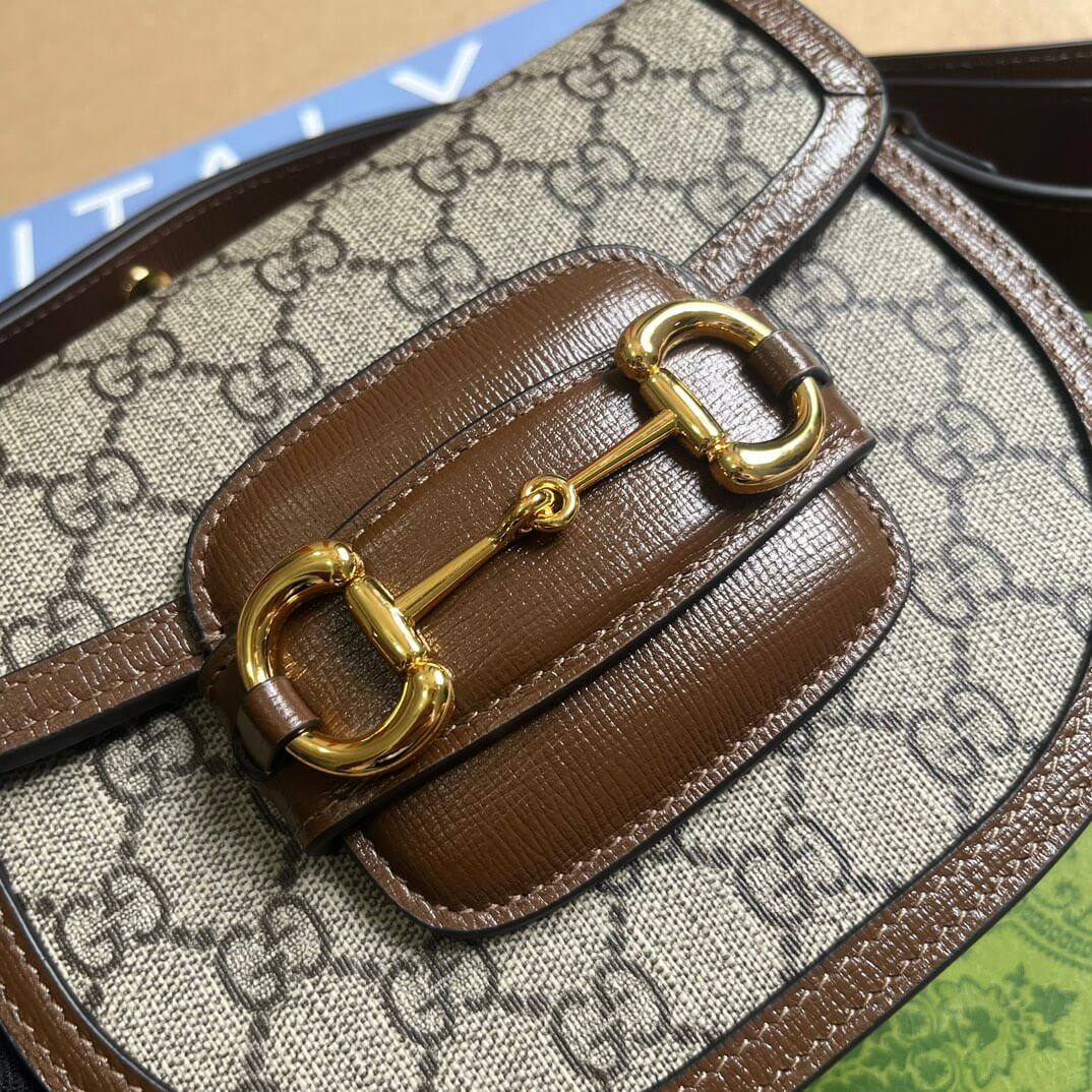 GC 760191 Aria shoulder bag 18cm Brown/PVC