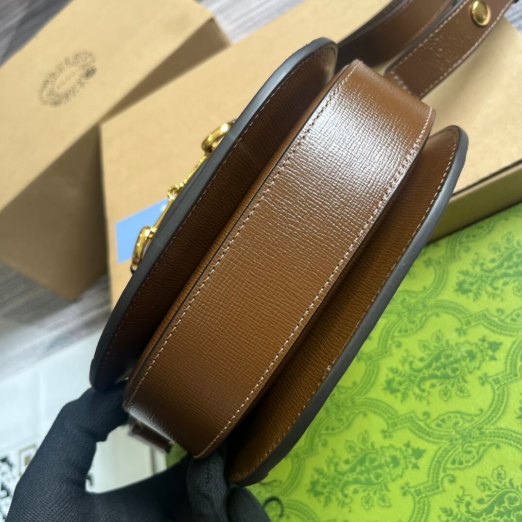 GC 760191 Aria shoulder bag 18cm Brown/PVC