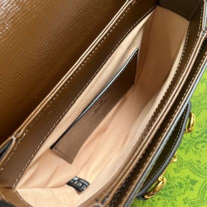 GC 760191 Aria shoulder bag 18cm Brown/PVC