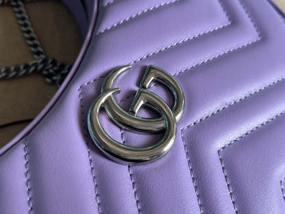 GC699514 Mini Handbag 21cm purple COWHIDE/ REAL LEATHER