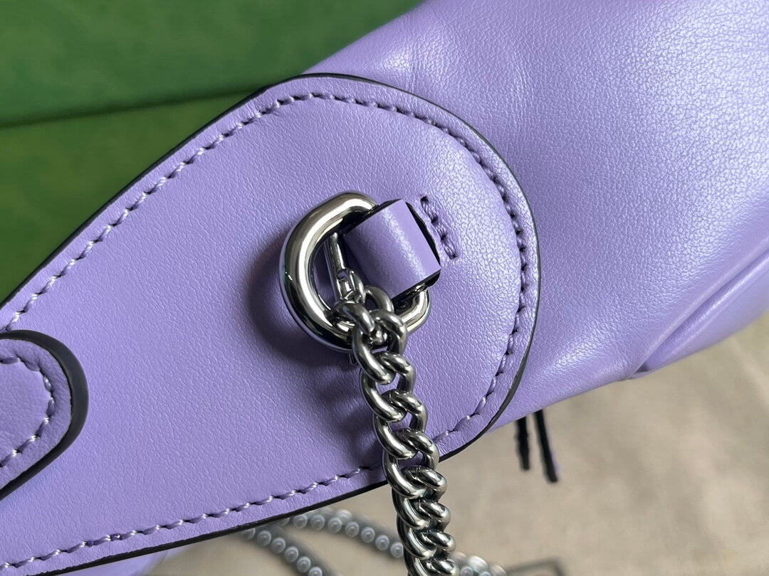 GC699514 Mini Handbag 21cm purple COWHIDE/ REAL LEATHER