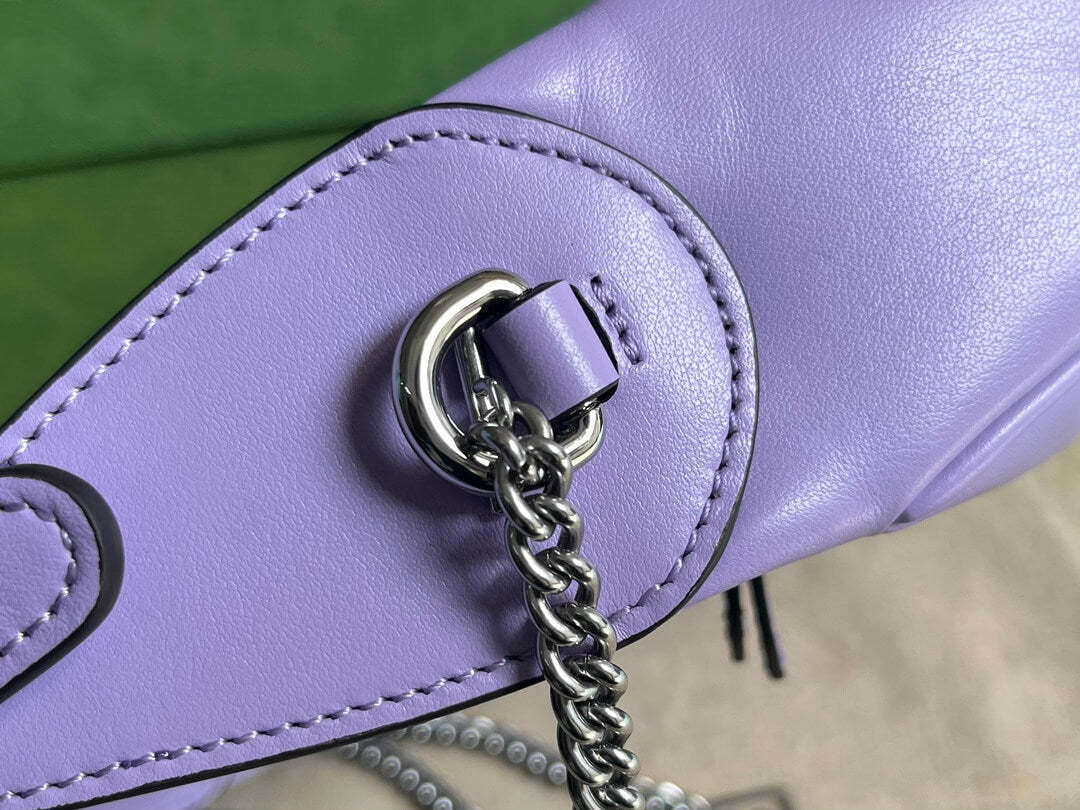 GC699514 Mini Handbag 21cm purple COWHIDE/ REAL LEATHER