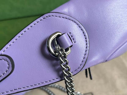 GC699514 Mini Handbag 21cm purple COWHIDE/ REAL LEATHER