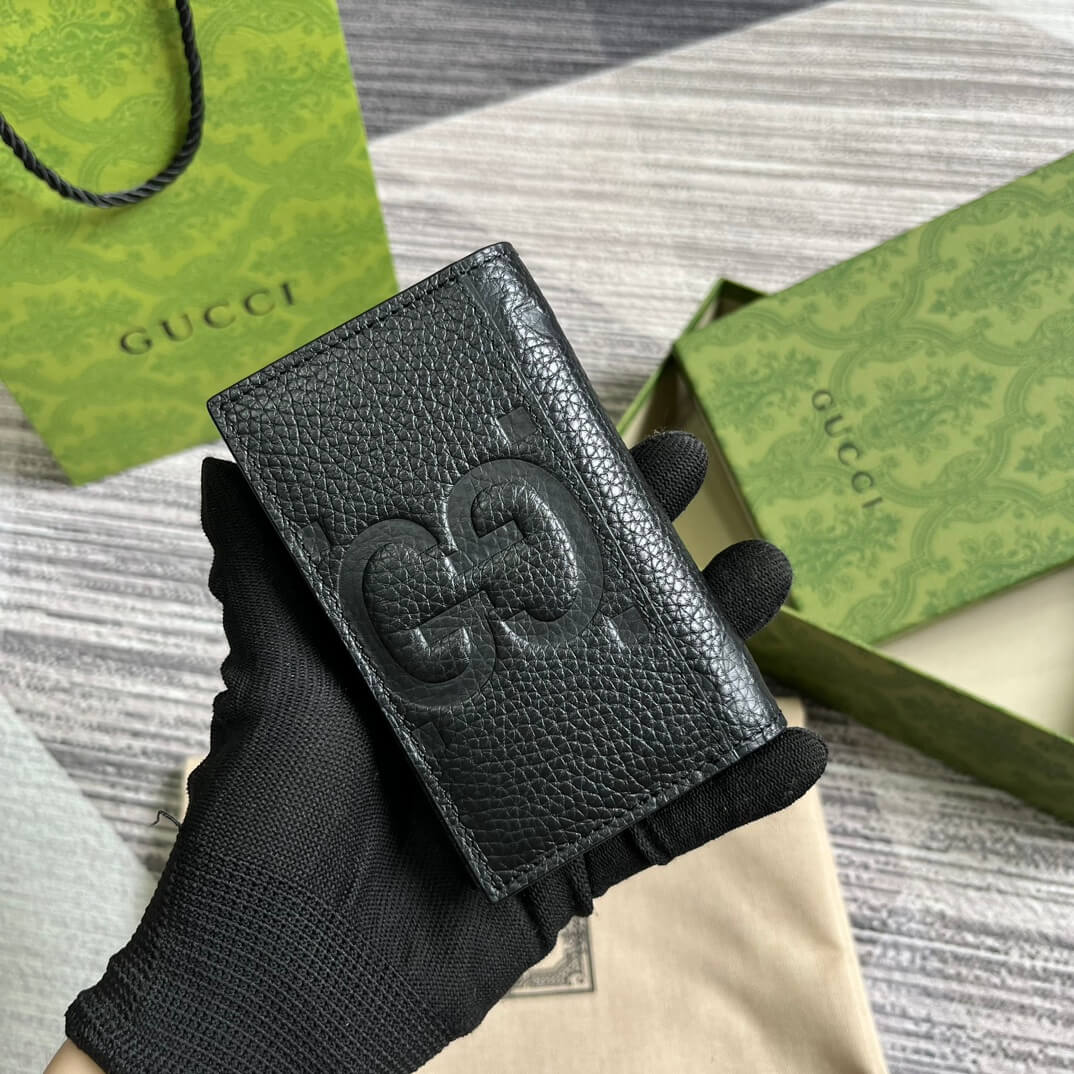 GC739478 wallet 12cm black Free shipping