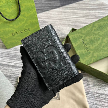 GC739478 wallet 12cm black Free shipping