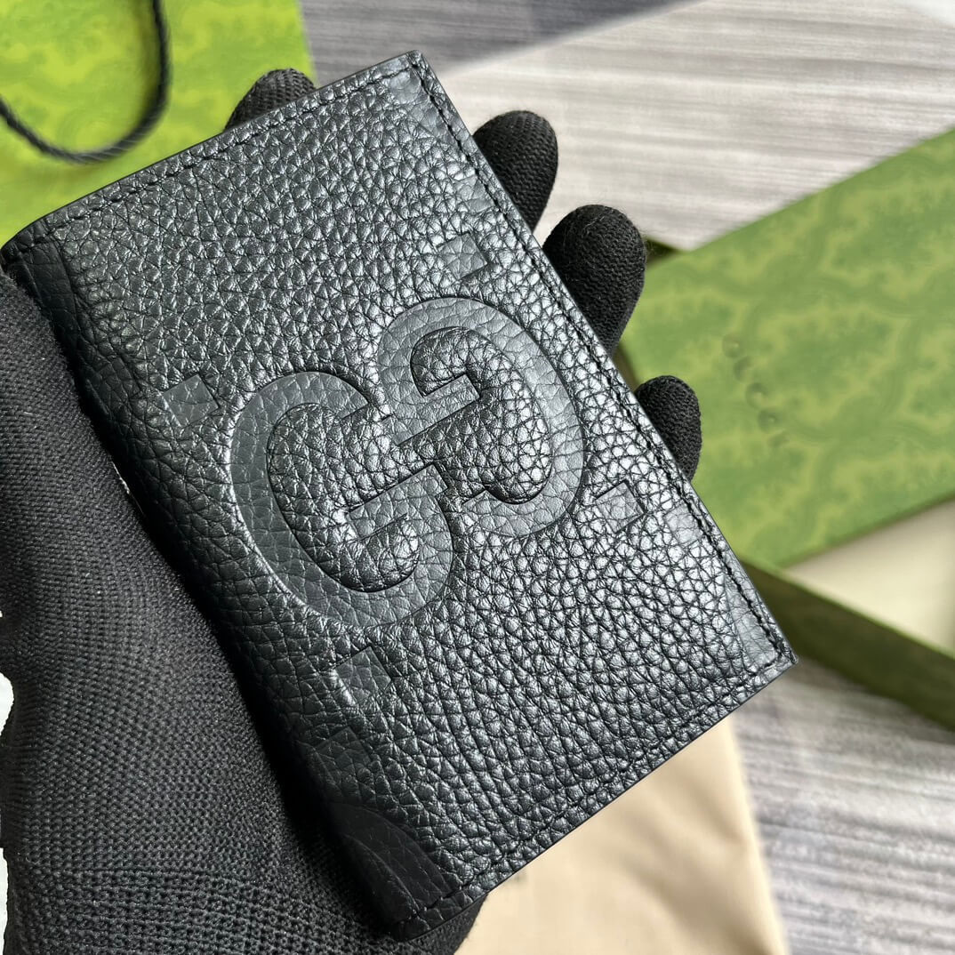 GC739478 wallet 12cm black Free shipping