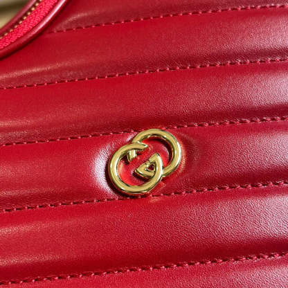 GC751628 shoulder bag shoulder bag 20cm red Free shipping
