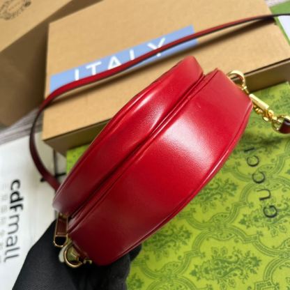 GC751628 shoulder bag shoulder bag 20cm red Free shipping