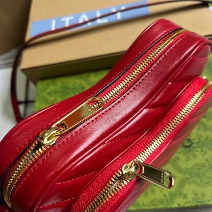 GC751628 shoulder bag shoulder bag 20cm red Free shipping