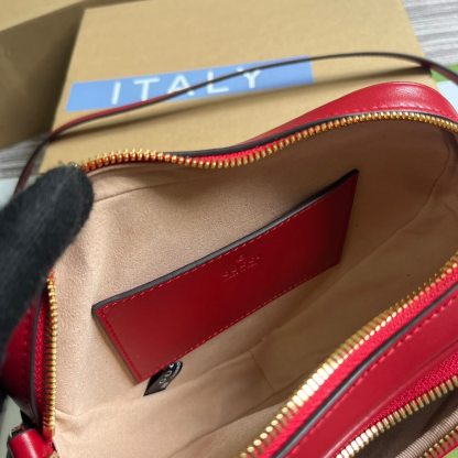 GC751628 shoulder bag shoulder bag 20cm red Free shipping
