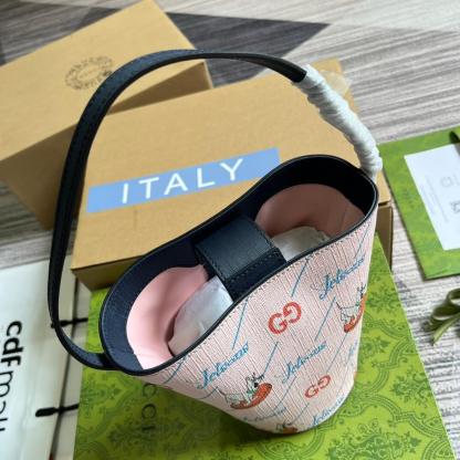 GC752356 Handbag Mini bucket bag 18.5cm pink Free shipping