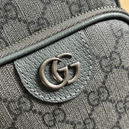GC752565 Supreme cross body bags 12cm Grey PVC Free shipping