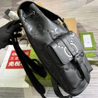 GG 625770 backpack 34cm black COWHIDE/ REAL LEATHER