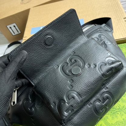 GG 645093 fanny pack 28cm black/COWHIDE/ REAL LEATHER