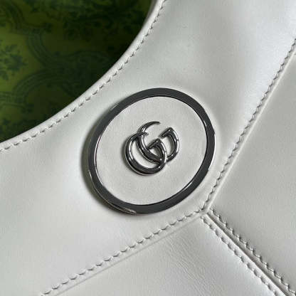 GG 745918 totes Handbag 28cm white/Genuine Leather