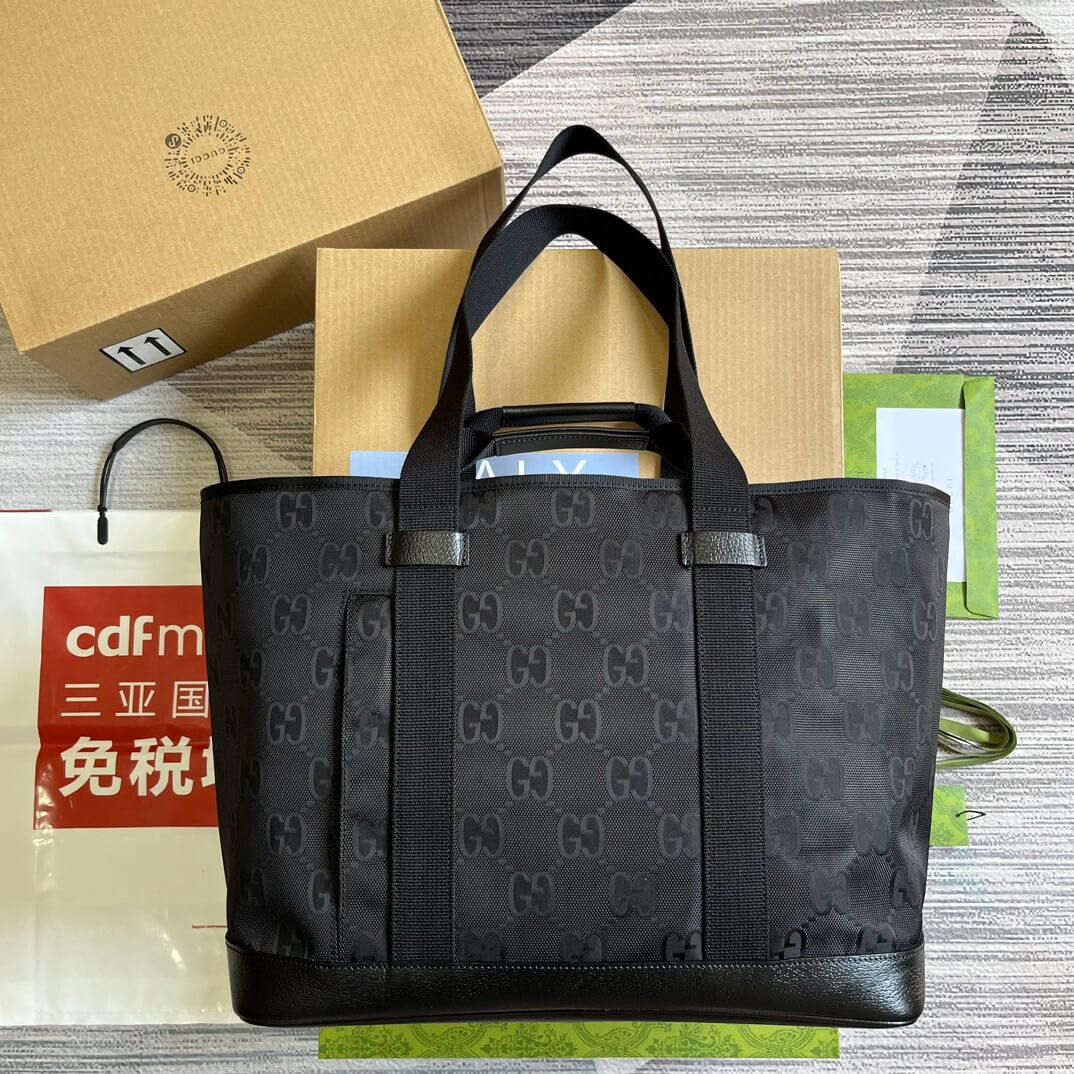 GG746037 Off The Grid Handbag 39cm black Nylon Canvas