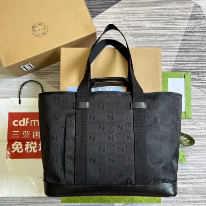 GG746037 Off The Grid Handbag 39cm black Nylon Canvas