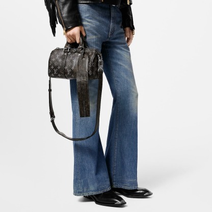 LUV KEEPALL BANDOULIÈRE 25 BLACK 25CM/9.8IN M11595