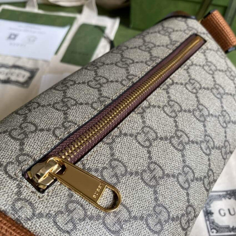 Belt Bag with Interlocking G in Brown GG Supreme 682933