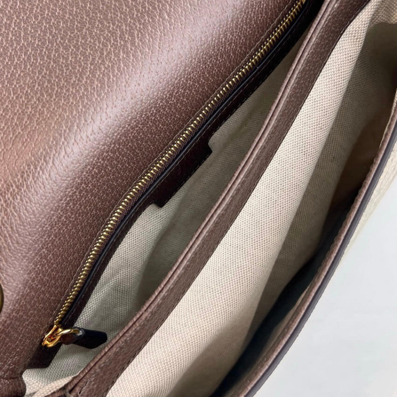 Blondie Medium Shoulder Bag With Round Interlocking G 699210