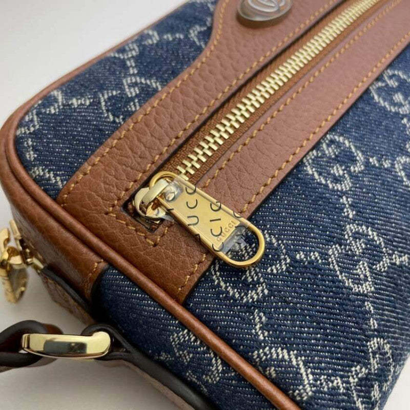 Denim Ophidia GG Mini Bag 517350