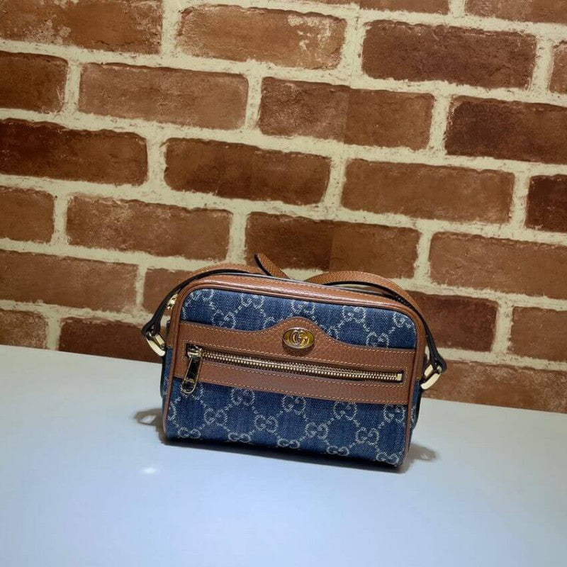 Denim Ophidia GG Mini Bag 517350