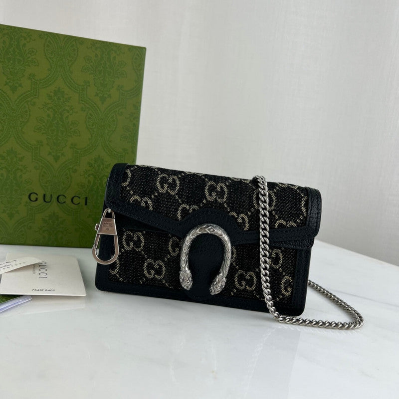 Dionysus GG Super Mini Bag 476432 in Black