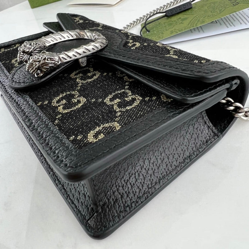 Dionysus GG Super Mini Bag 476432 in Black